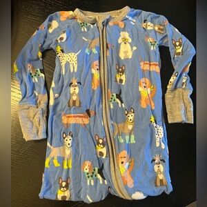 Little Sleepies Dapper Dogs Convertible Zippy